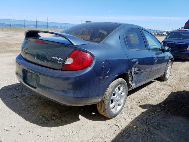 1C3ES46C62D554412 - 2002 CHRYSLER NEON LE  photo 4