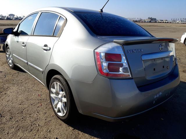 3N1AB6AP2BL729025 - 2011 NISSAN SENTRA GRAY photo 3