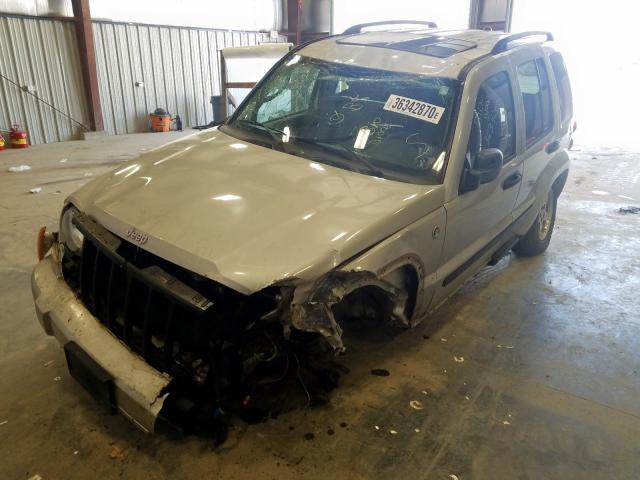 1J4GL38K35W688328 - 2005 JEEP LIBERTY RENEGADE  photo 2