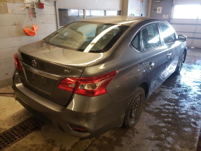 3N1AB7AP9HY331022 - 2017 NISSAN SENTRA S GRAY photo 4