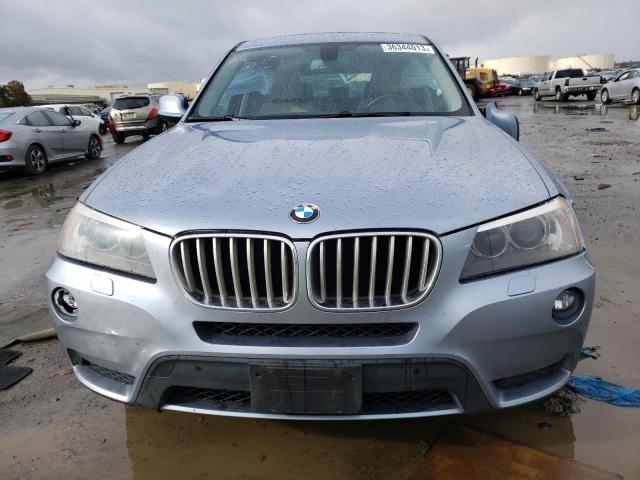 5UXWX7C55E0E77988 - 2014 BMW X3 XDRIVE35I BLUE photo 5