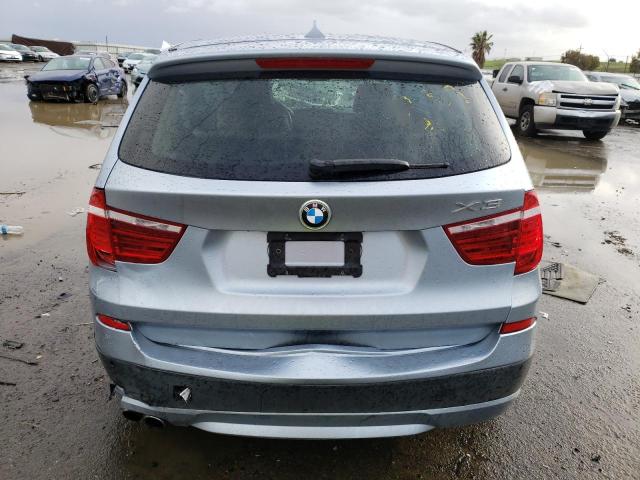 5UXWX7C55E0E77988 - 2014 BMW X3 XDRIVE35I BLUE photo 6