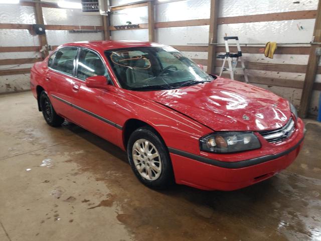 2G1WF52E749321116 - 2004 CHEVROLET IMPALA RED photo 4