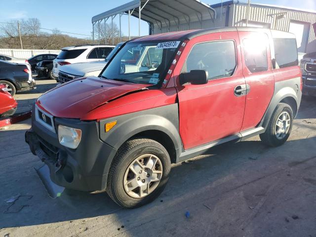 5J6YH18316L006035 - 2006 HONDA ELEMENT LX RED photo 1