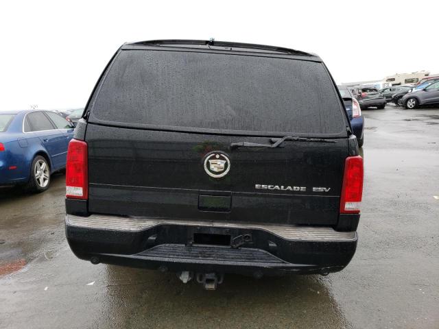 3GYFK66N24G103541 - 2004 CADILLAC ESCALADE ESV BLACK photo 6