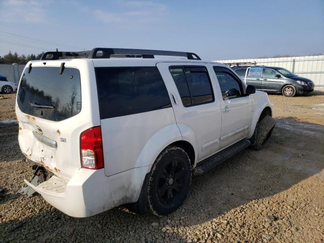 5N1AR1NB5AC605251 - 2010 NISSAN PATHFINDER S WHITE photo 3