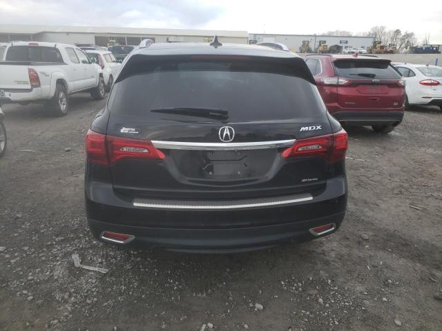 5FRYD4H81EB048770 - 2014 ACURA MDX ADVANCE BLACK photo 6