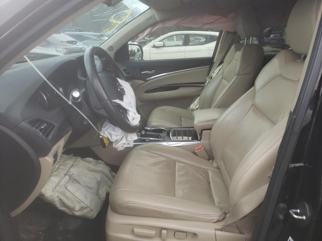 5FRYD4H81EB048770 - 2014 ACURA MDX ADVANCE BLACK photo 7