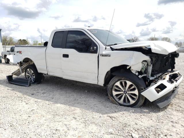 1FTEX1EP4JFC93803 - 2018 FORD F150 SUPER CAB WHITE photo 4