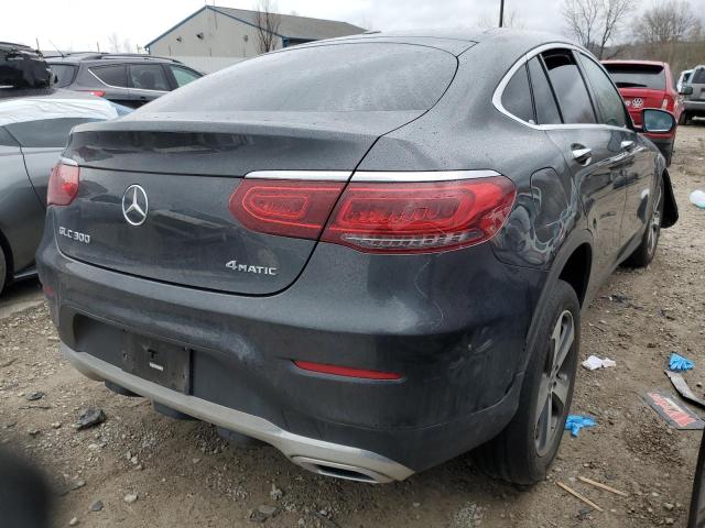 WDC0J8EB9LF695757 - 2020 MERCEDES-BENZ GLC COUPE 300 4MATIC GRAY photo 3