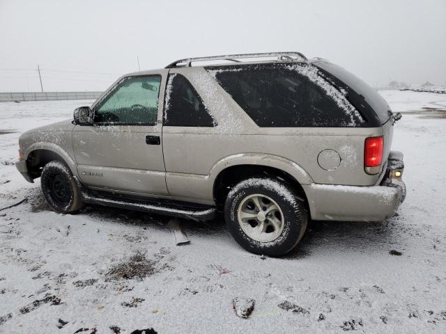 1GNCS18X73K105682 - 2003 CHEVROLET BLAZER GOLD photo 2