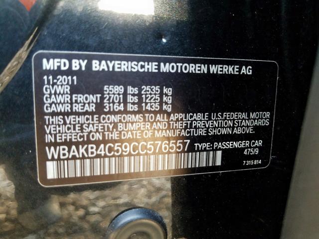WBAKB4C59CC576557 - 2012 BMW 740 LI  photo 10