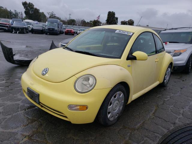 3VWBT21C51M403519 - 2001 VOLKSWAGEN BEETLE GL YELLOW photo 1