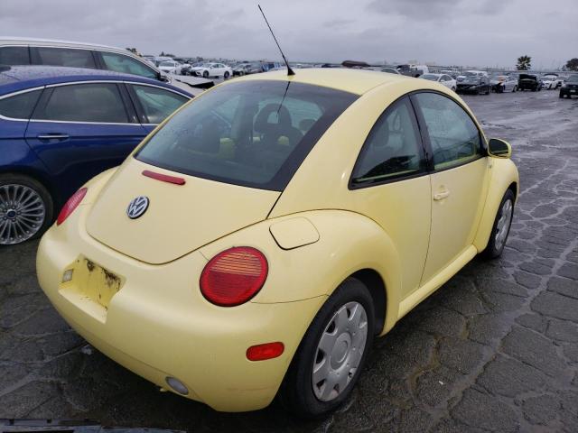 3VWBT21C51M403519 - 2001 VOLKSWAGEN BEETLE GL YELLOW photo 3