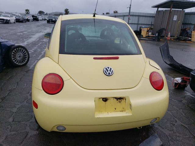 3VWBT21C51M403519 - 2001 VOLKSWAGEN BEETLE GL YELLOW photo 6