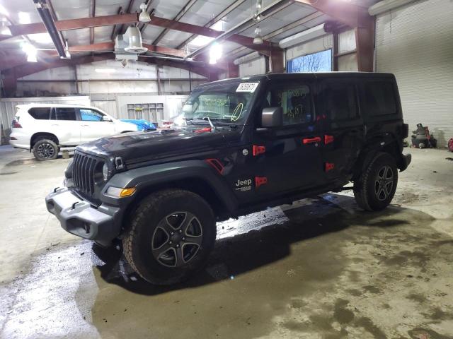 1C4HJXDGXJW298359 - 2018 JEEP WRANGLER U SPORT შავი ფოტო 1