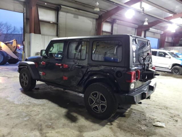 1C4HJXDGXJW298359 - 2018 JEEP WRANGLER U SPORT შავი ფოტო 2