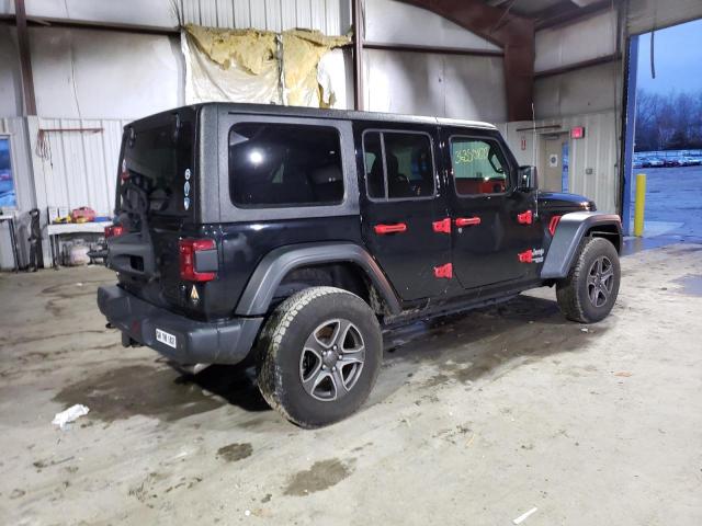 1C4HJXDGXJW298359 - 2018 JEEP WRANGLER U SPORT შავი ფოტო 3