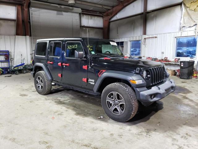 1C4HJXDGXJW298359 - 2018 JEEP WRANGLER U SPORT შავი ფოტო 4