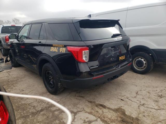 1FM5K8AB3LGC83371 - 2020 FORD EXPLORER POLICE INTERCEPTOR BLACK photo 2