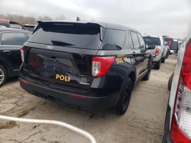 1FM5K8AB3LGC83371 - 2020 FORD EXPLORER POLICE INTERCEPTOR BLACK photo 3
