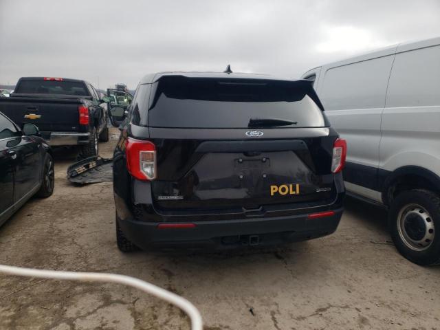 1FM5K8AB3LGC83371 - 2020 FORD EXPLORER POLICE INTERCEPTOR BLACK photo 6