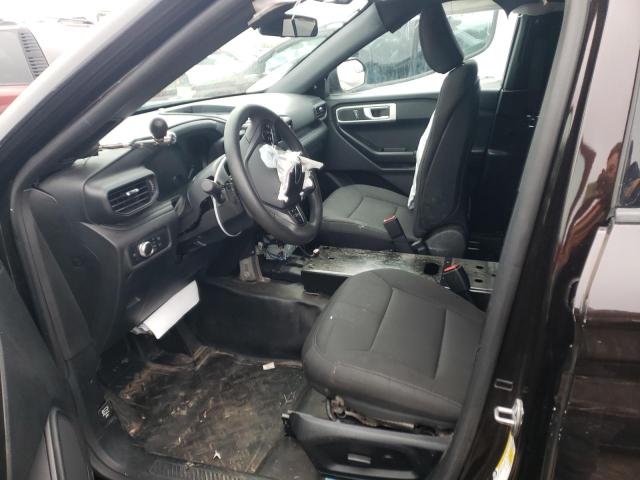 1FM5K8AB3LGC83371 - 2020 FORD EXPLORER POLICE INTERCEPTOR BLACK photo 7