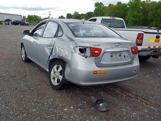 KMHDU4AD3AU948770 - 2010 HYUNDAI ELANTRA BLUE  photo 3