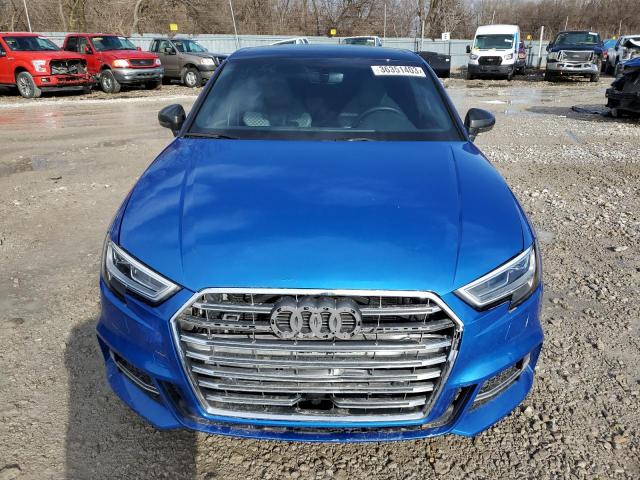 WAUB1GFF9J1041844 - 2018 AUDI S3 PREMIUM PLUS BLUE photo 5