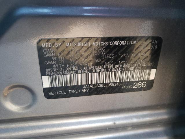 JA4AD2A36JZ055346 - 2018 MITSUBISHI OUTLANDER ES SILVER photo 12