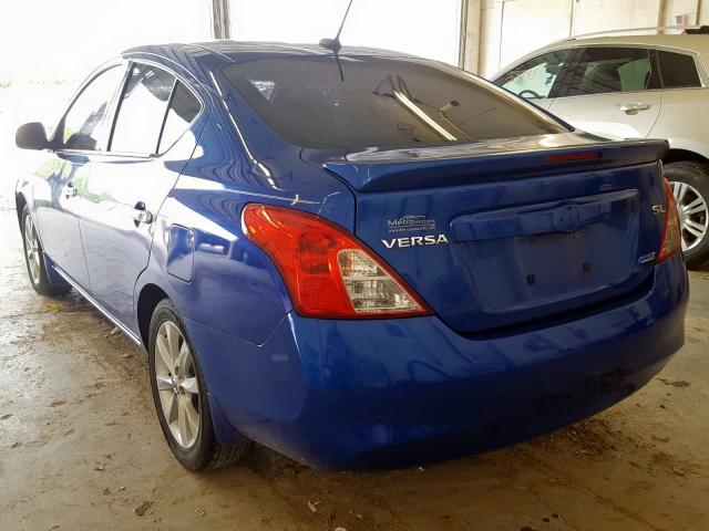 3N1CN7AP4EL837785 - 2014 NISSAN VERSA S  photo 3