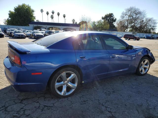 2C3CDXHG3CH271778 - 2012 DODGE CHARGER SXT BLUE photo 3