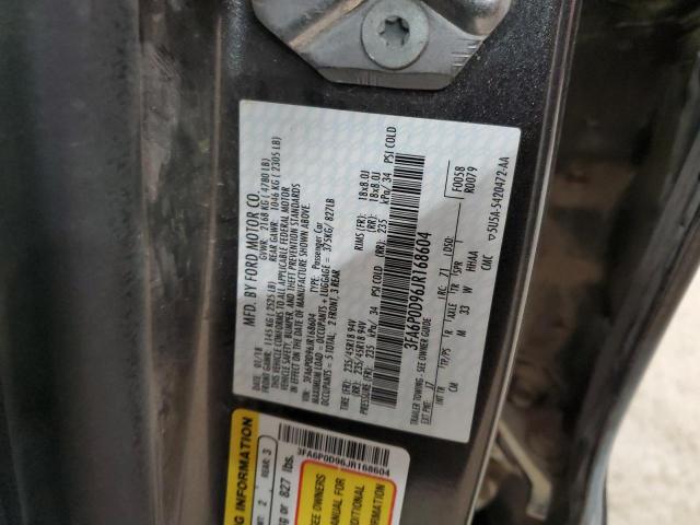 3FA6P0D96JR168604 - 2018 FORD FUSION TITANIUM/PLATINUM GRAY photo 12