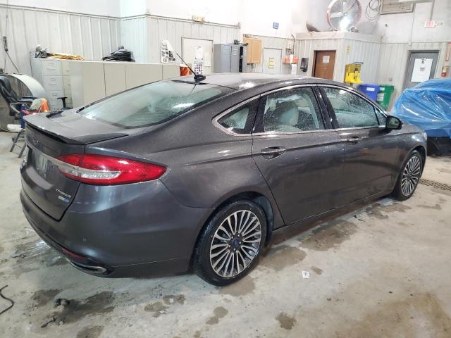 3FA6P0D96JR168604 - 2018 FORD FUSION TITANIUM/PLATINUM GRAY photo 3