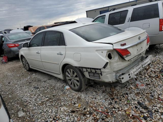 4T1BK3DB7BU428817 - 2011 TOYOTA AVALON BASE WHITE photo 2