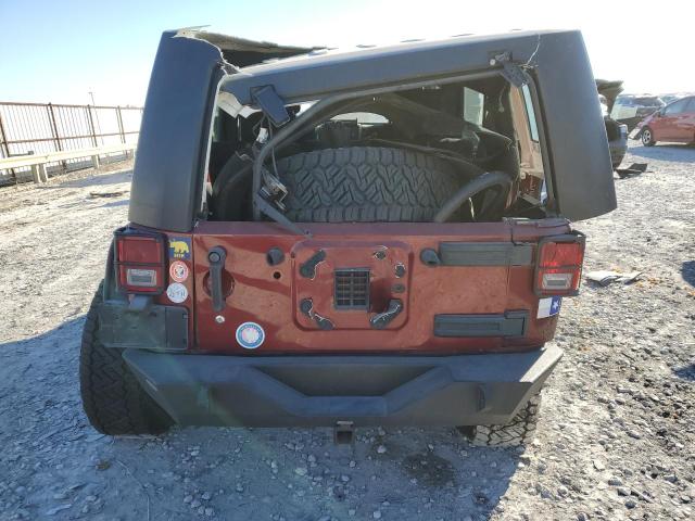 1J4GA391X8L560024 - 2008 JEEP WRANGLER U X RED photo 6