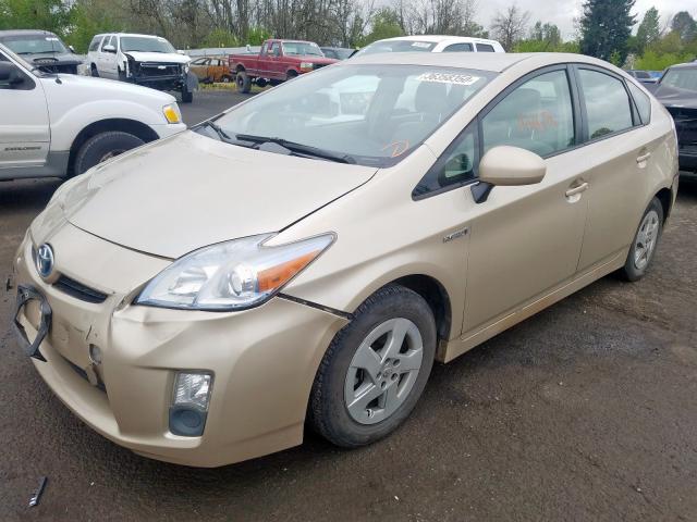 JTDKN3DU3B0274305 - 2011 TOYOTA PRIUS  photo 2