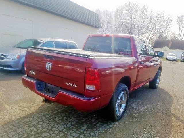 1C6RD7KT2CS164314 - 2012 DODGE RAM 1500 ST  photo 4