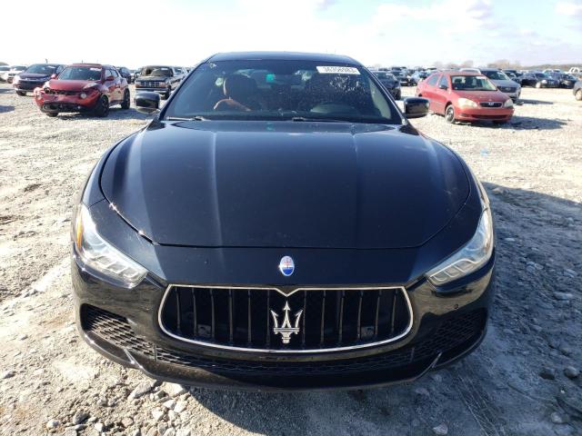 ZAM57XSA5E1106229 - 2014 MASERATI GHIBLI BLACK photo 5