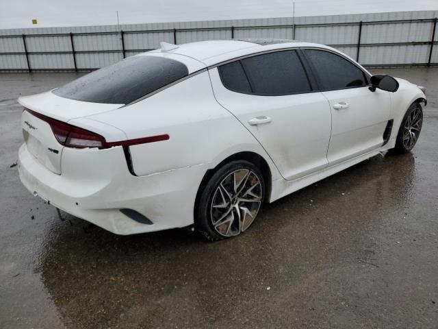 KNAE35LD4N6115226 - 2022 KIA STINGER GT LINE WHITE photo 3