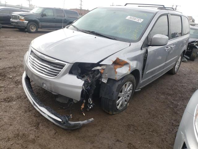 2C4RC1BG8ER317598 - 2014 CHRYSLER TOWN & COU TOURING ვერცხლისფერი ფოტო 2