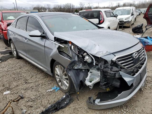 5NPE34AF0FH074893 - 2015 HYUNDAI SONATA SPORT SILVER photo 1