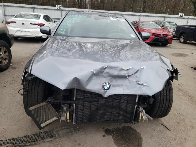 WBAJE7C54KWW28386 - 2019 BMW 540 XI GRAY photo 5
