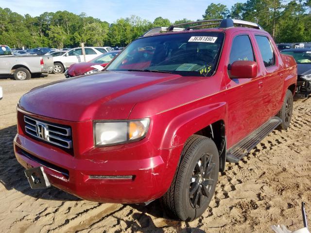 2HJYK16546H507716 - 2006 HONDA RIDGELINE RTL  photo 2