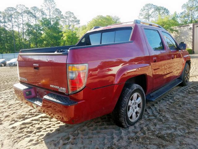 2HJYK16546H507716 - 2006 HONDA RIDGELINE RTL  photo 4