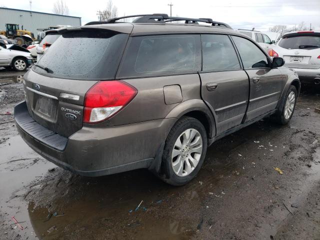 4S4BP62C787318629 - 2008 SUBARU OUTBACK 2.5I LIMITED BROWN photo 3
