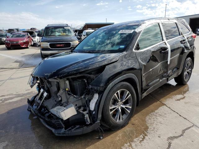 5TDBZRFH5JS861673 - 2018 TOYOTA HIGHLANDER LE BLACK photo 1