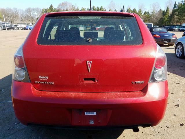 5Y2SP6E04AZ401080 - 2010 PONTIAC VIBE  photo 9