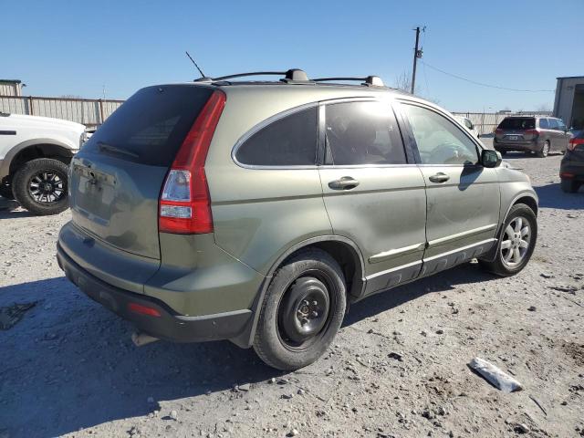 JHLRE48777C123260 - 2007 HONDA CR-V EXL GREEN photo 3