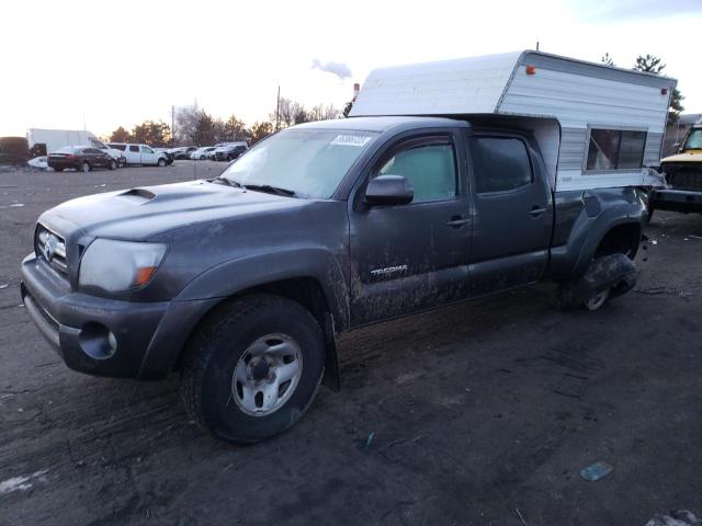 3TMMU4FN1AM016352 - 2010 TOYOTA TACOMA DOUBLE CAB LONG BED GRAY photo 1